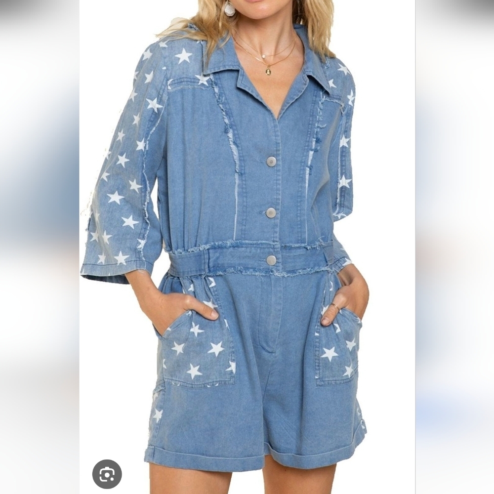 POL NWOTs Stars Romper